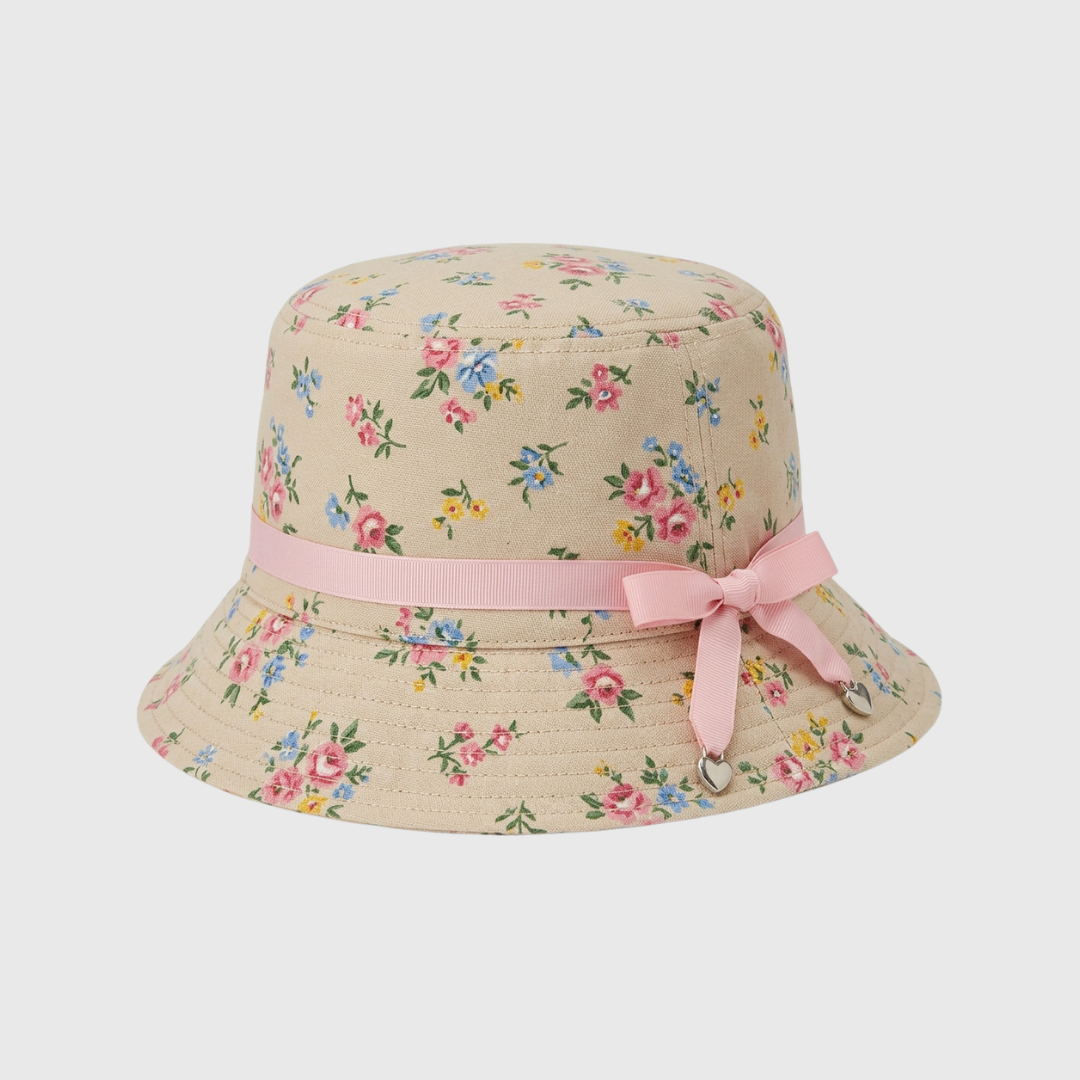 Nón Bucket Vintage Floral nữ tính