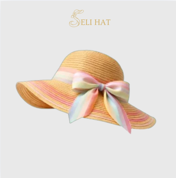 Nón Ivory Breeze Straw Kẹo Ngọt Cho Tiểu Thư