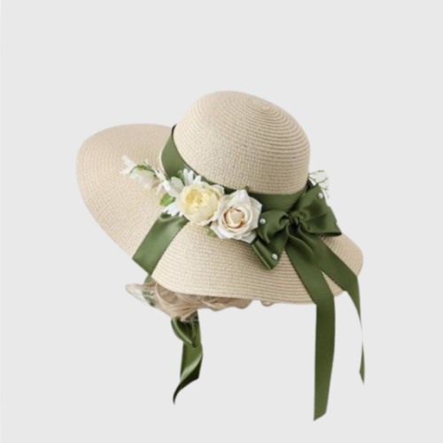 Nón Straw Floppy Thanh Lịch Nữ Tính